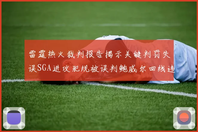 雷霆热火裁判报告揭示关键判罚失误SGA进攻犯规被误判鲍威尔回线违例未被吹罚